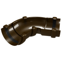 Кут ринви регульований 60-160 град. Коричневий Devorex Classic 120 🏠 «Перший Дім»