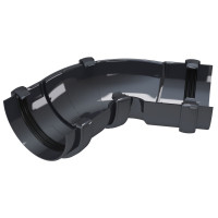 Кут ринви регульований 60-160 град. Графіт Devorex Classic 120 🏠 «Перший Дім»