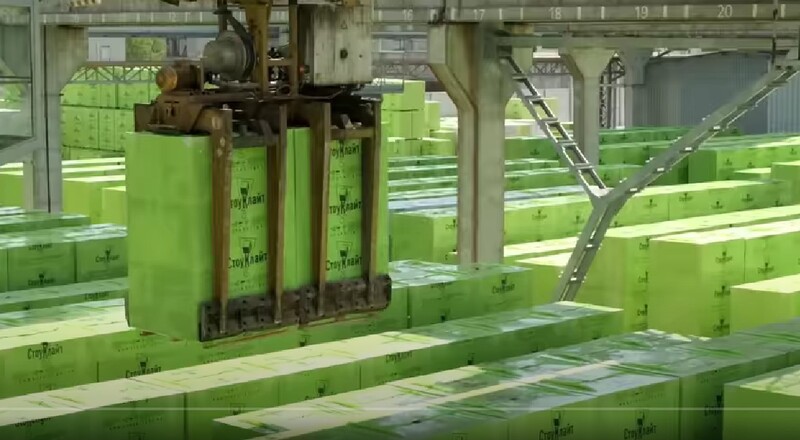 Объемы отгрузки газобетона СТОУНЛАЙТ