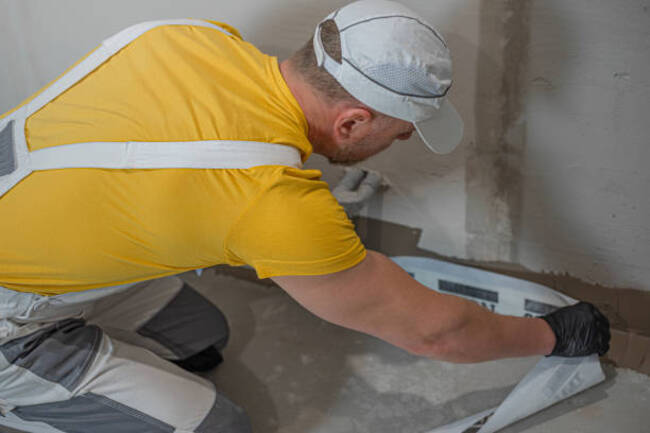 Рекомендації для зон з гідроізоляцією на плитку